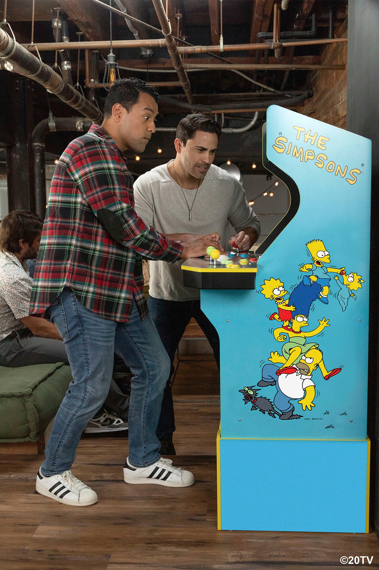 Arcade1Up - The Simpsons 30th Edition Arcade with Stool and Tin - Multi