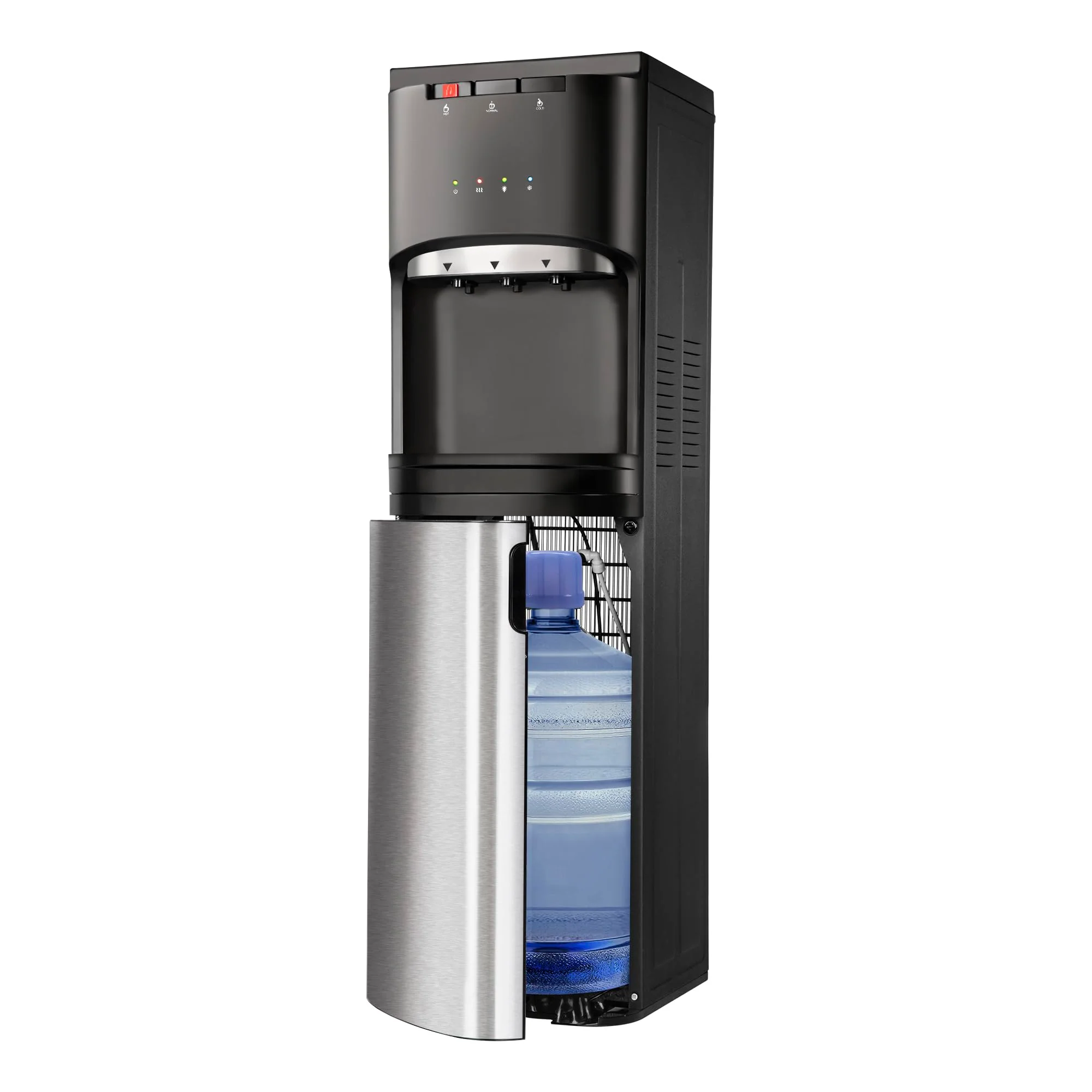 EUHOMY Self Cleaning Bottom Loading Water Cooler Dispenser, with UV Lights Stainless Steel