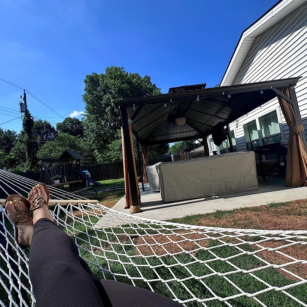 Hardtop Gazebo with Rain Gutter