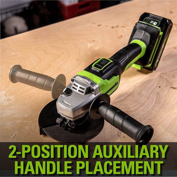 24V Brushless 4-1/2 in. Angle Grinder, Battery and Charger Not Included 3100502AZ