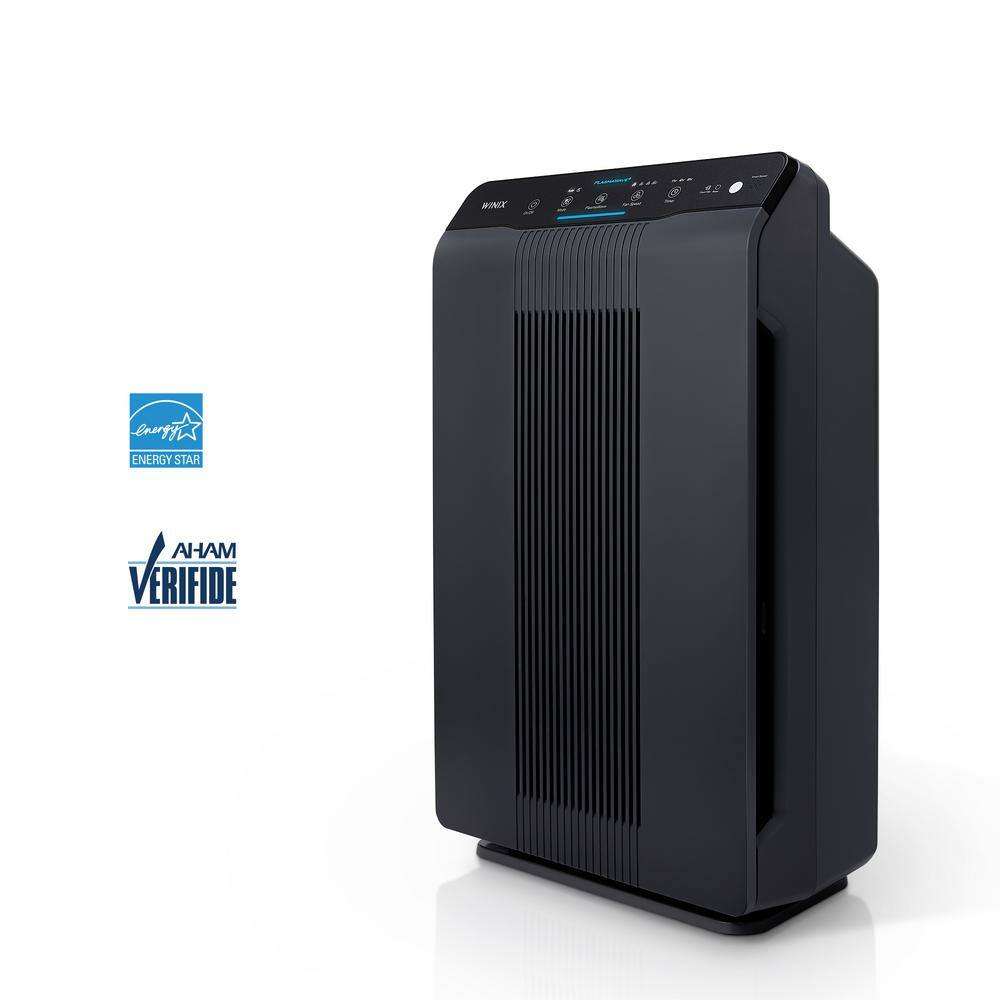 116102 5500-2 Air Purifier with PlasmaWave Technology, Charcoal Gray