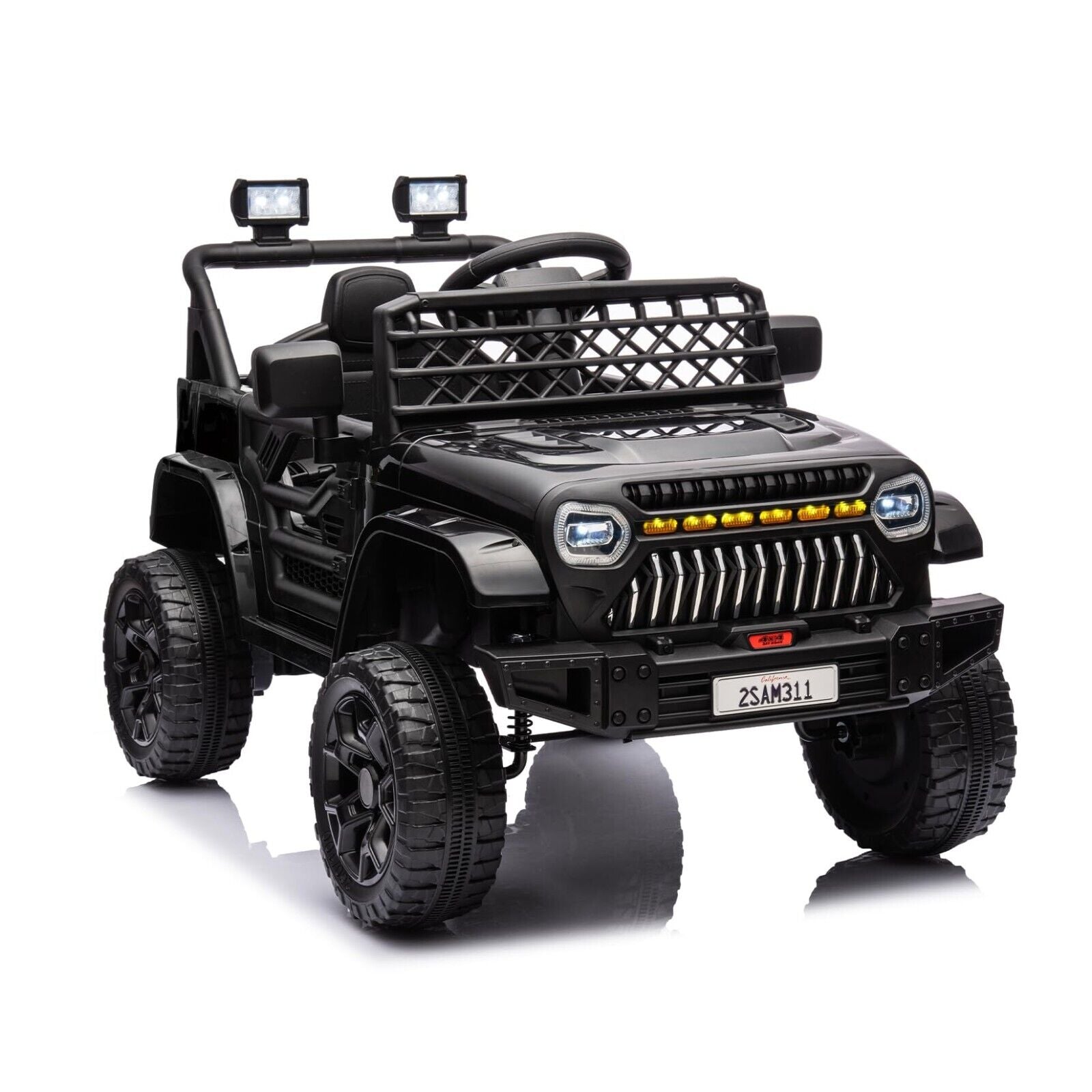 12V Kids Car Power Wheels Ride on Truck Vehicle w/Remote Control LED Light Music
