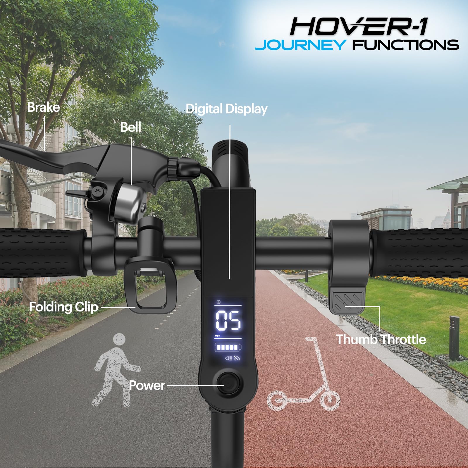Hover 1 Journey Electric Folding Scooter