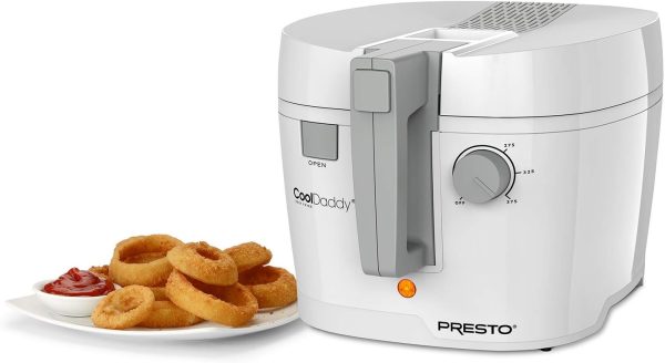 05443 CoolDaddy Cool-touch Deep Fryer White