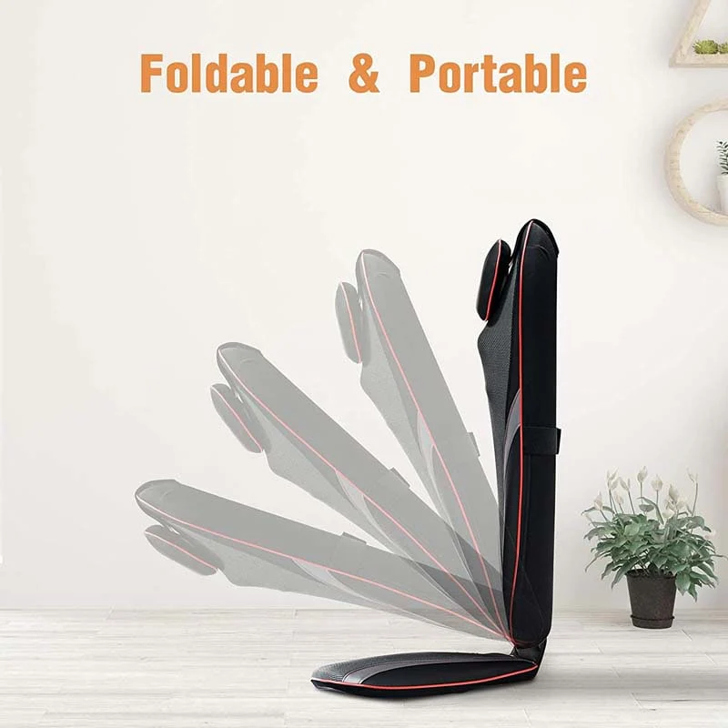 Shiatsu Back Massager with Heat, Full Back & Hip Muscle Pain Relief, Massage Seat Cushion for Stress Relief