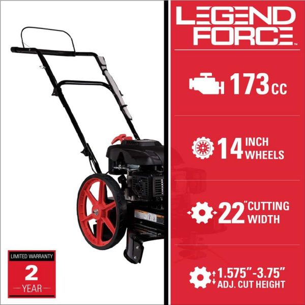 22 in. 173 cc Gas Walk Behind String Trimmer/Mower
