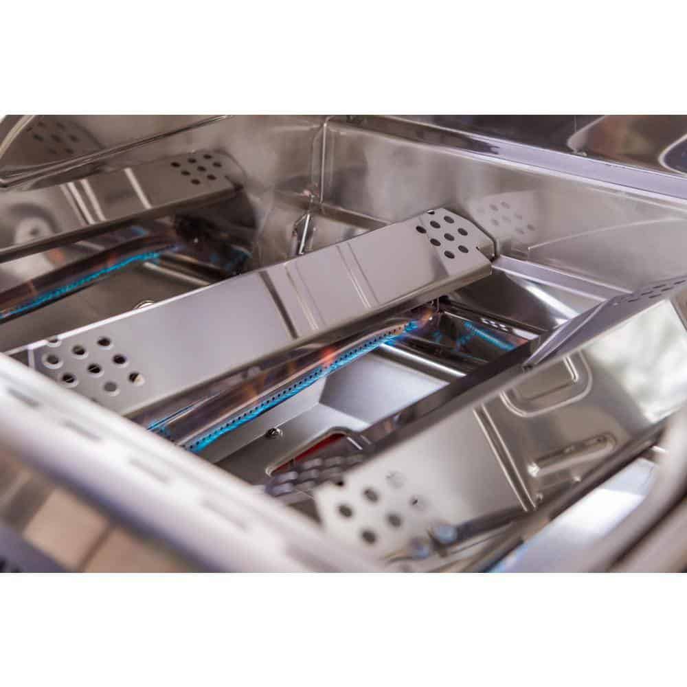 Nexgrill Deluxe 2-Burner Propane Gas Grill, Red �?Stainless Steel, 28,000 BTUs, Compact Design