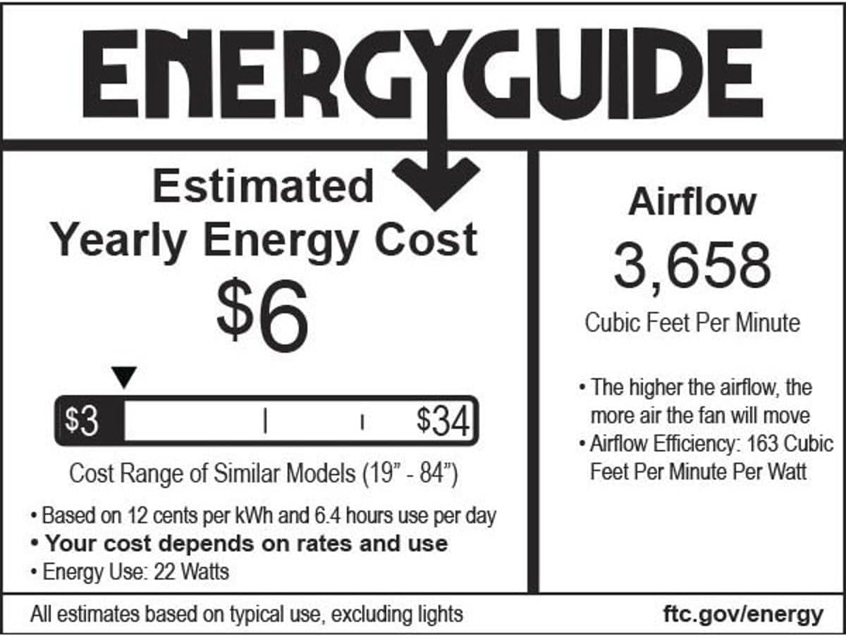 Minka-Aire Sleek 60′′ Ceiling Fan, Soft Brass/White, LED, Smart Remote/App Control, Energy Star Certified