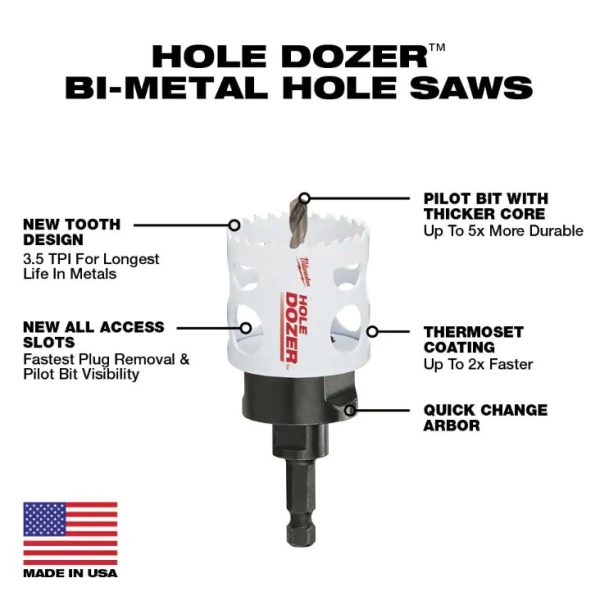 49-22-4185 Hole Dozer General Purpose Bi-Metal Hole Saw Set (28-Piece)