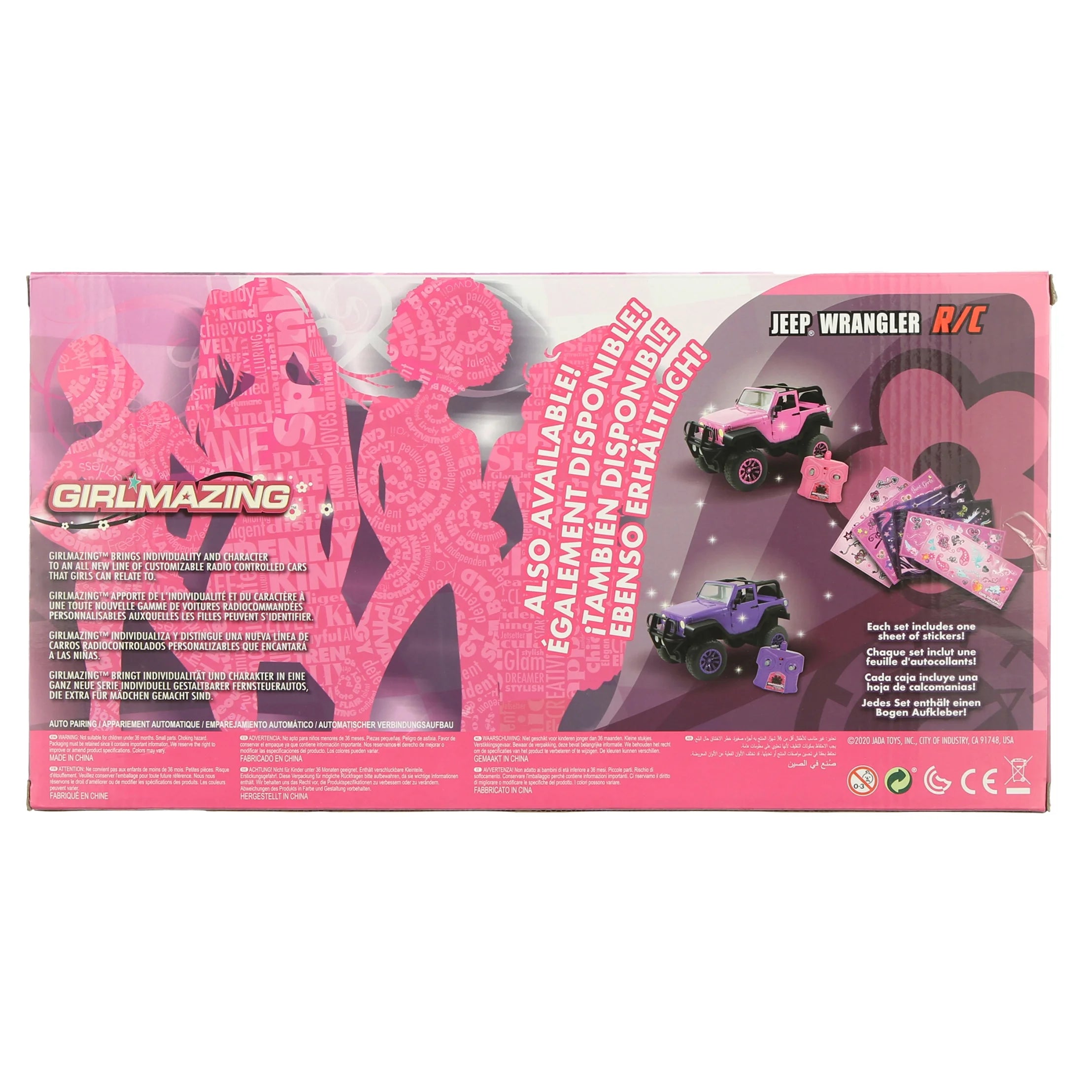 Jada Toys - GirlMazing Remote Control Jeep, Purple