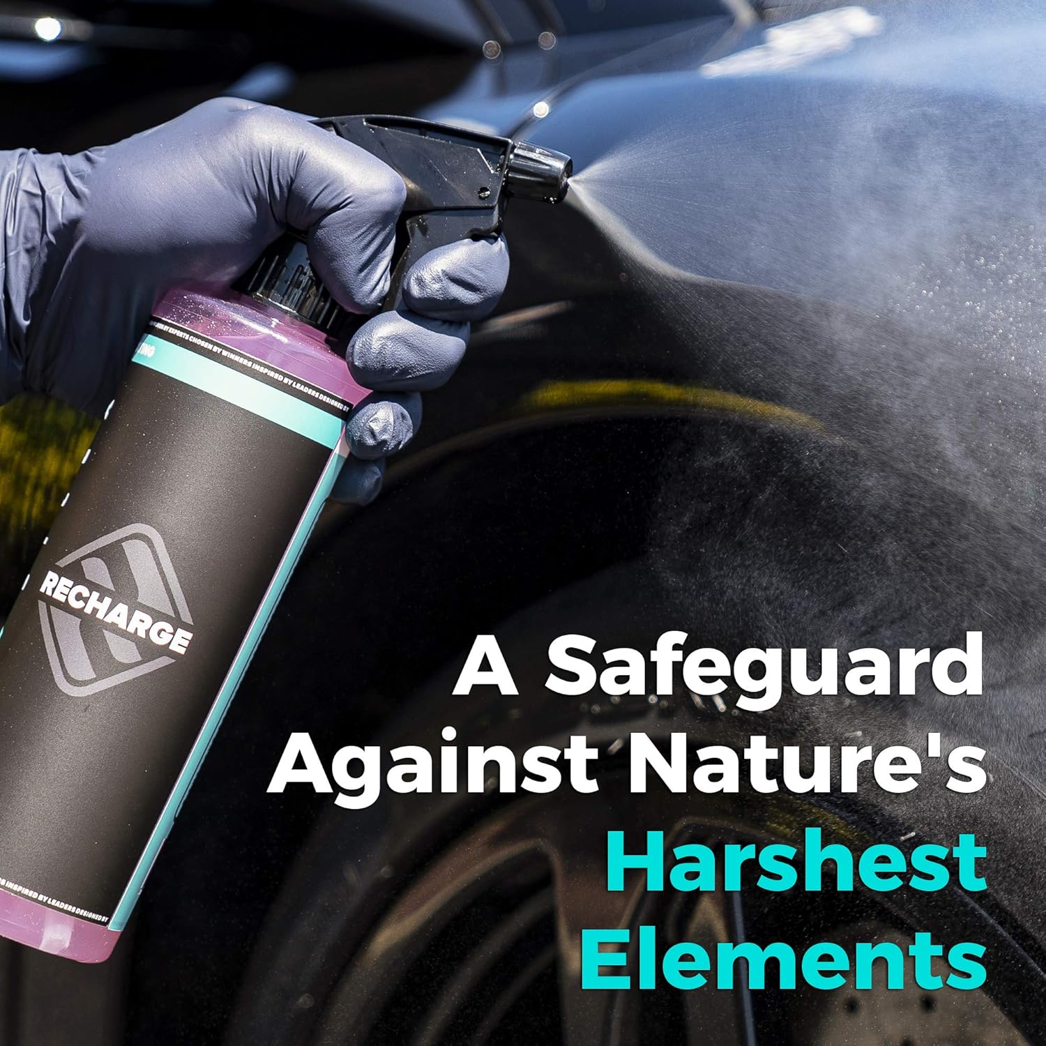 HydroSilex Recharge Ceramic Car Coating Spray – Ultra Hydrophobic Protection, 128 oz, DIY Paint Care, Lasts 6-12 Months