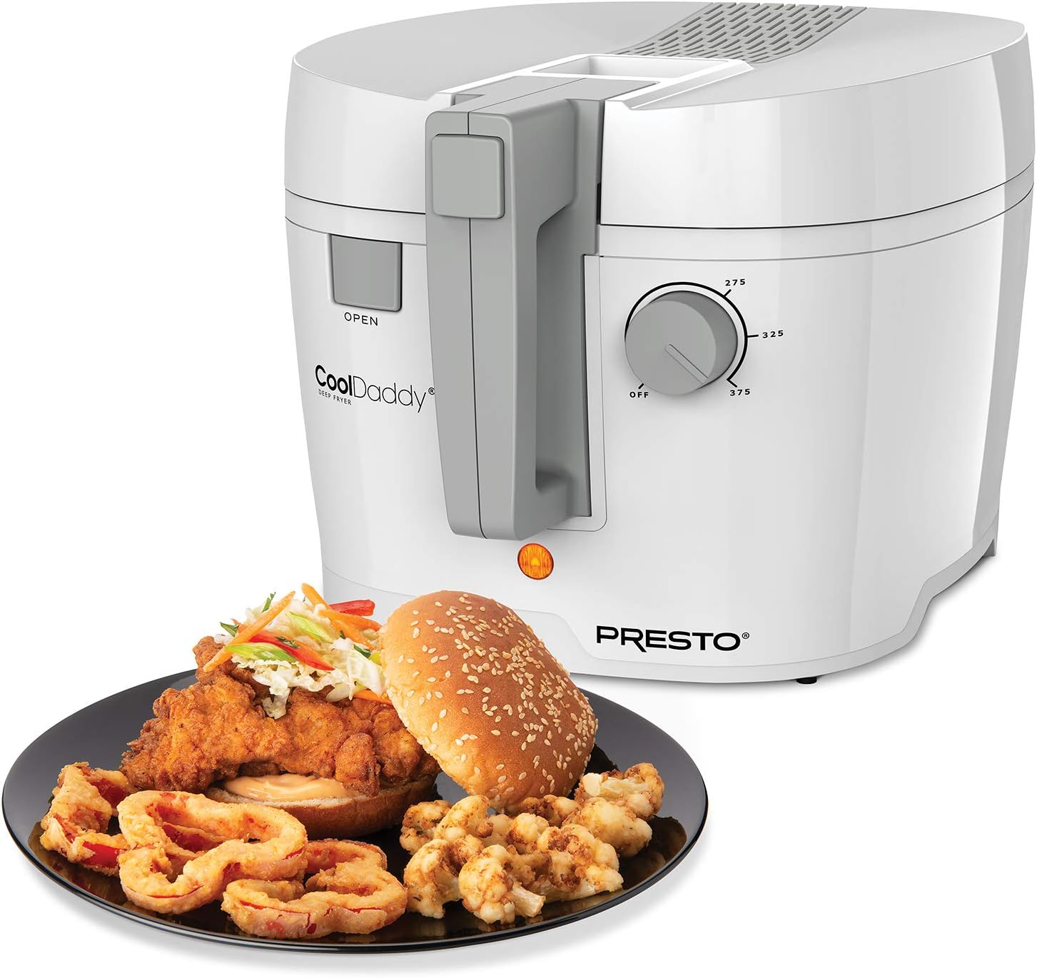 05443 CoolDaddy Cool-touch Deep Fryer White