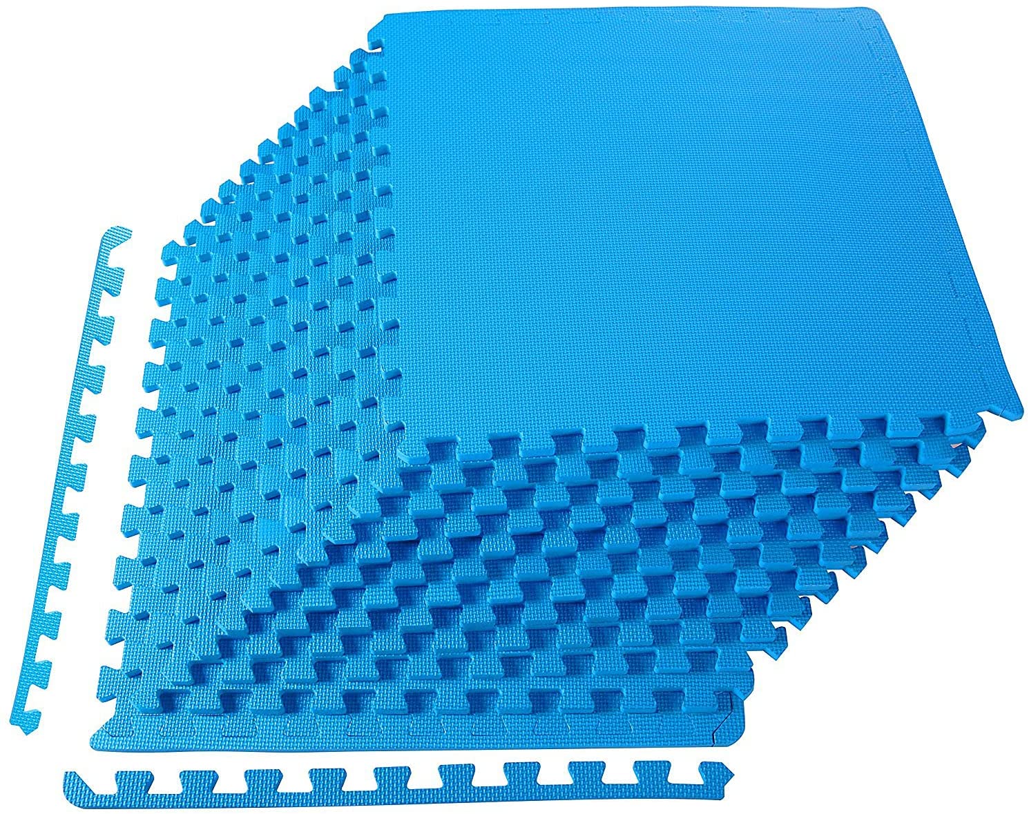 BalanceFrom Puzzle Exercise Mat with EVA Foam Interlocking Tiles