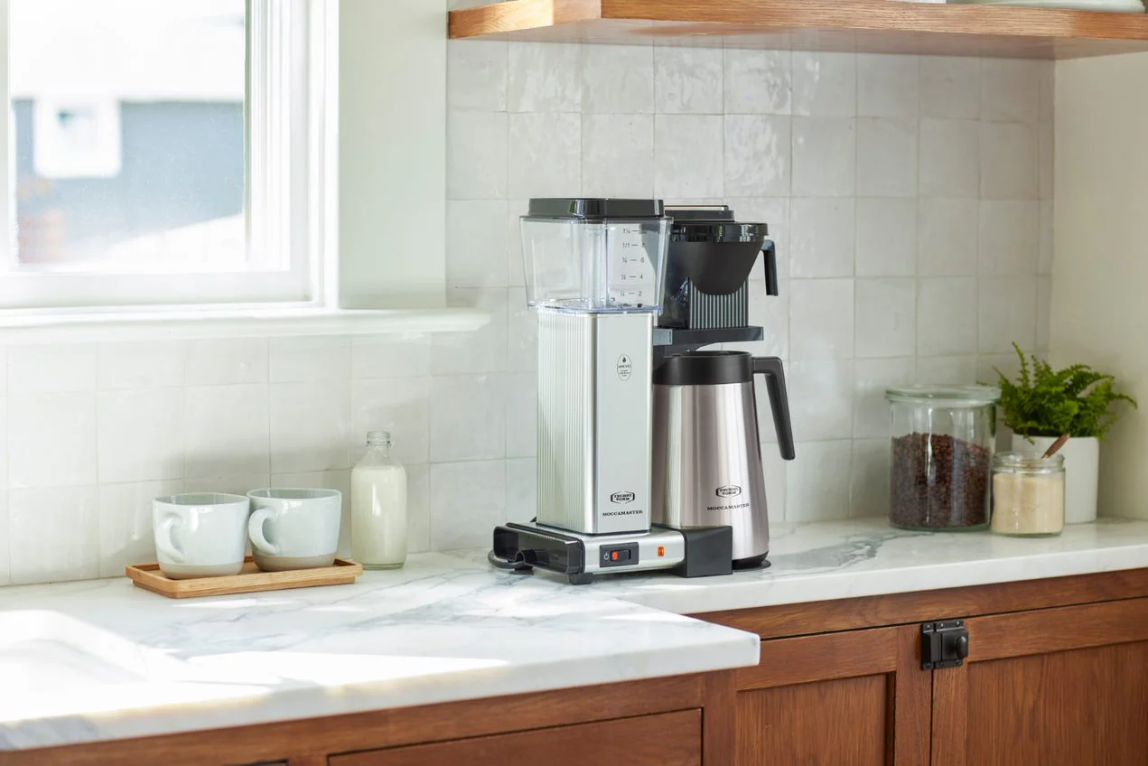 Moccamaster KBGT Coffee Maker in Polished Silver