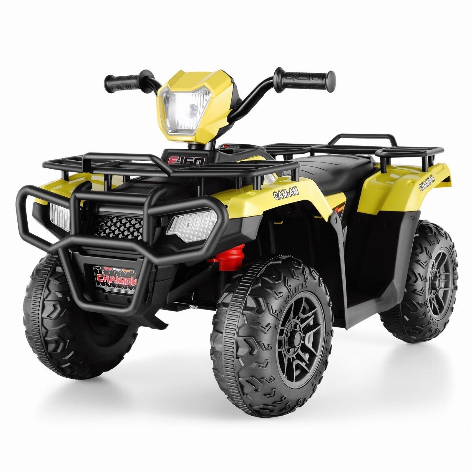 Kids Ride on ATV 12V Battery-Operated Car 4 Wheeler w/LED Light Remote Control