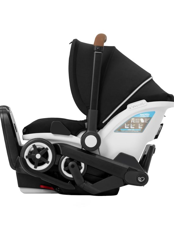 Gold Shyft DualRide Infant Car Seat and Stroller Combo with Carryall Storage (Moonstone Gray)