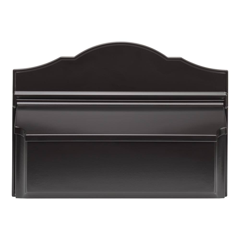 16600 Colonial Wall Mailbox, Black