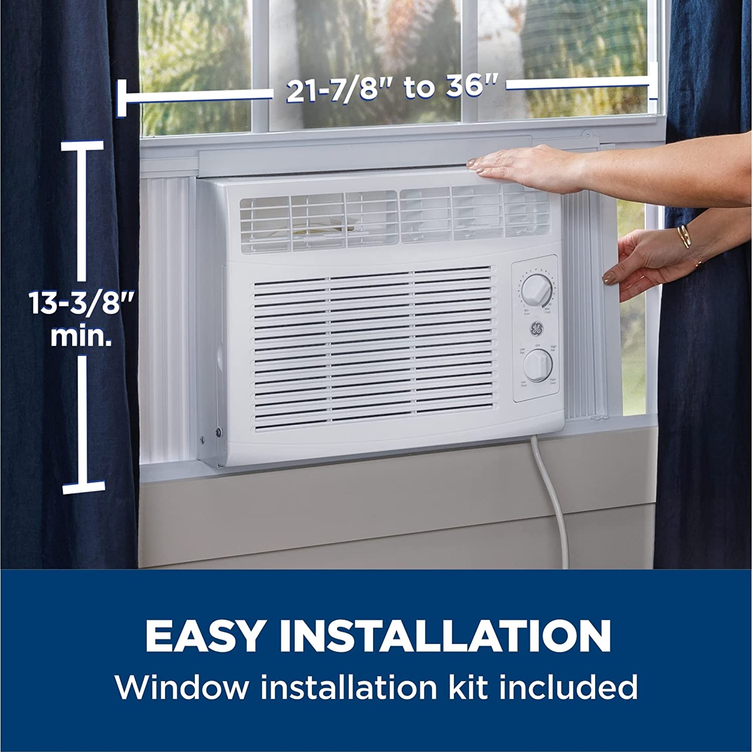 150-sq ft Window Air Conditioner (115-Volt; 5000-BTU)