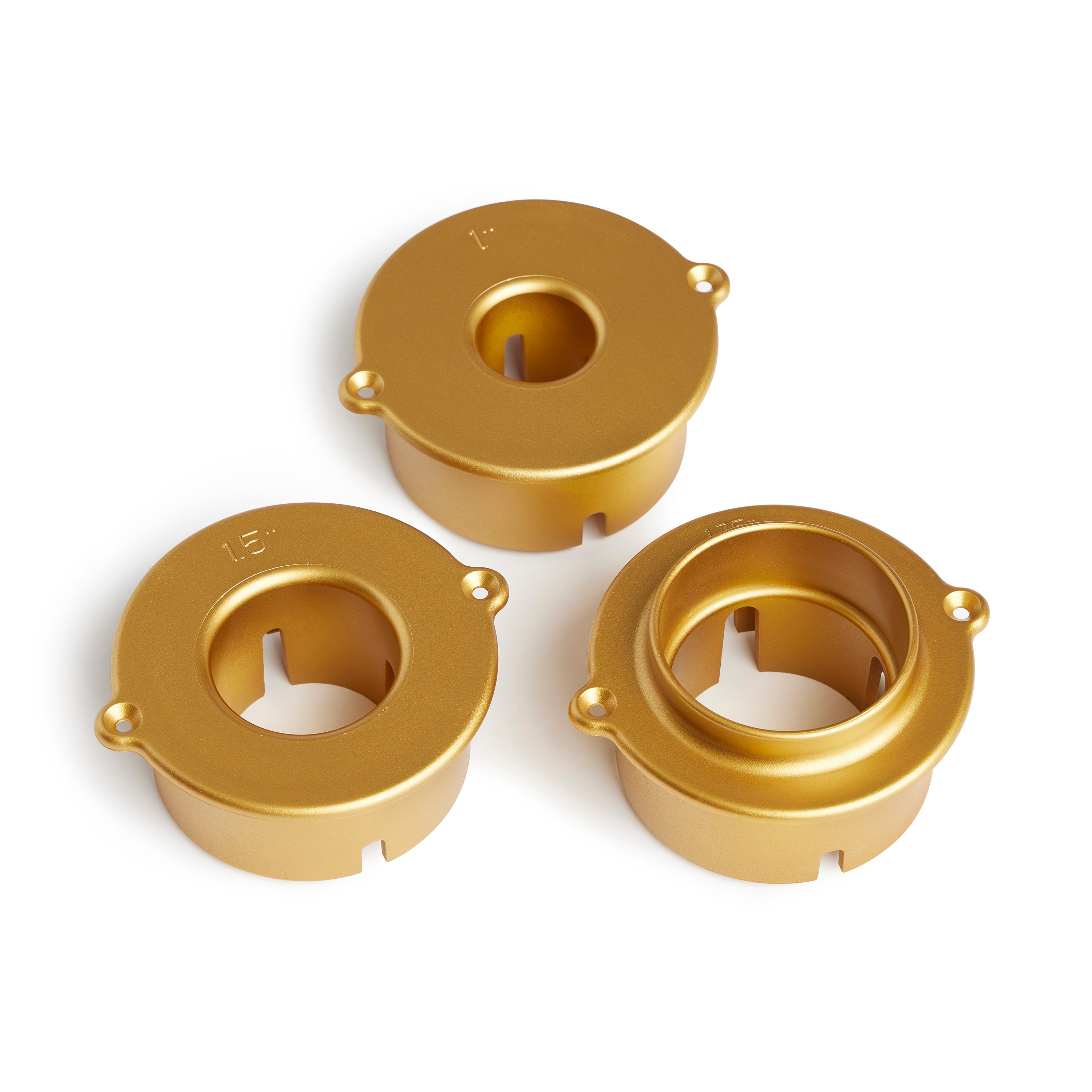 1-1.75 Artificial Christmas Tree Base Rotating Metal Stand, Gold