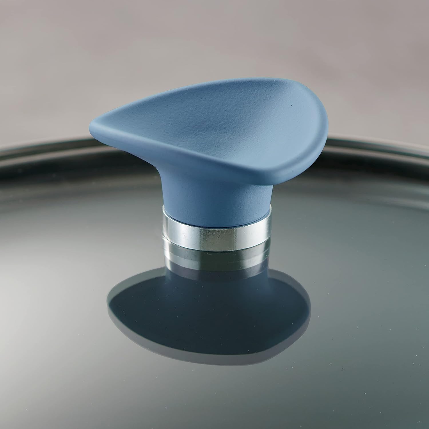 14-Piece Ceramic Cookware Set Blue Nonstick, Induction-Ready, Oven Safe, Dishwasher Safe, Includes Fry Pans, Sauté Pan, Sauce Pans, Dutch Oven, and Wooden Utensils, 80110/035DS