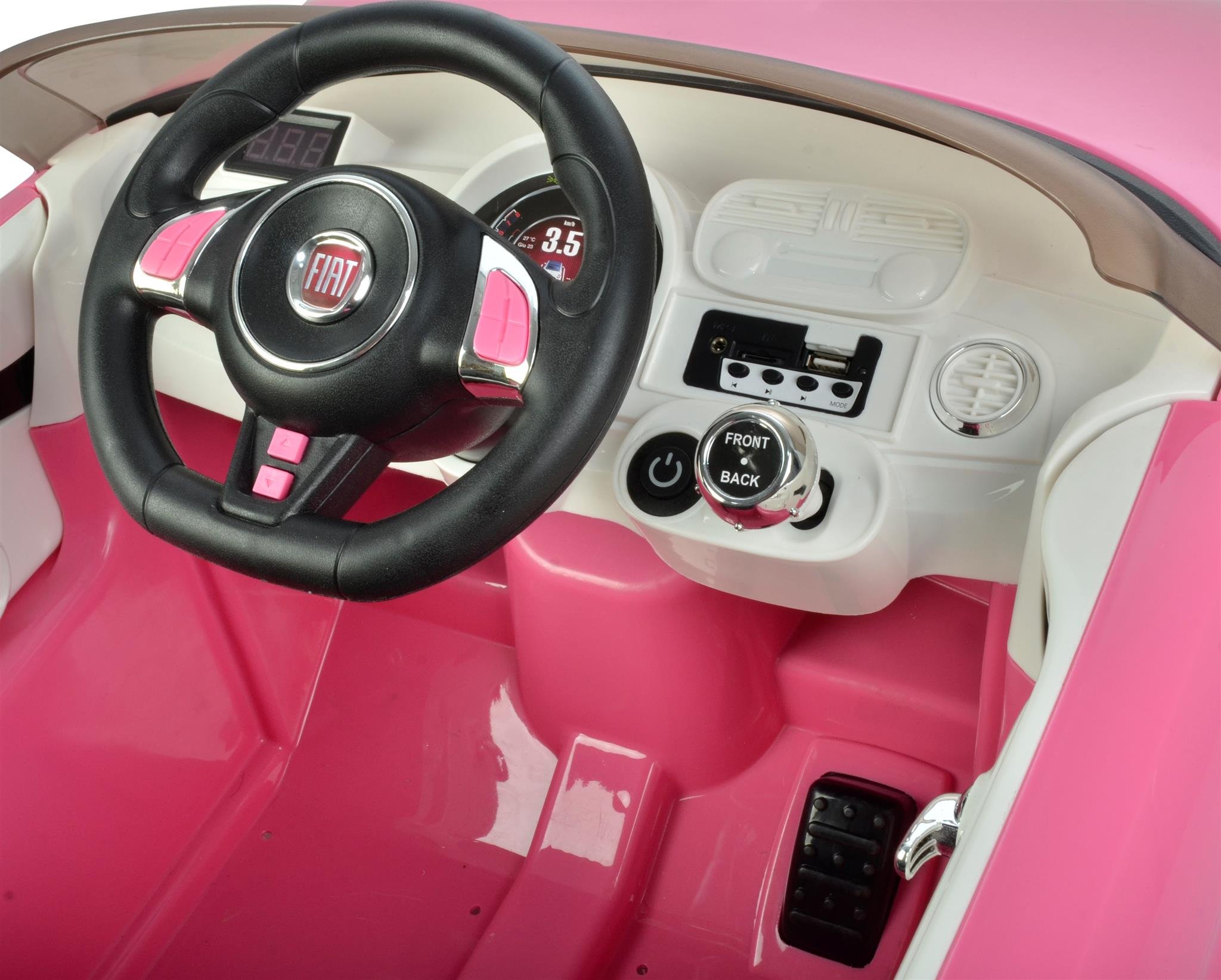 Best Ride Cars Fiat Pink