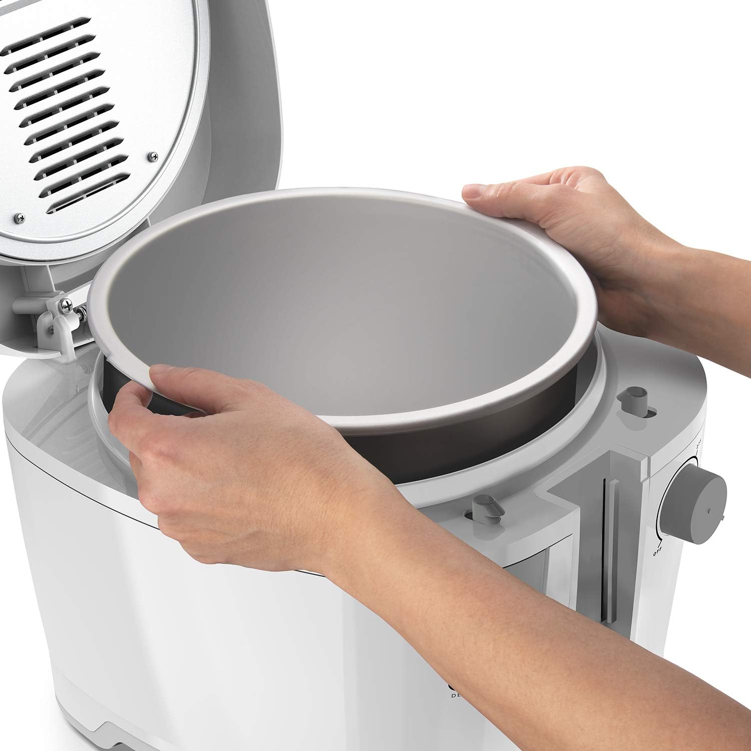 05443 CoolDaddy Cool-touch Deep Fryer White