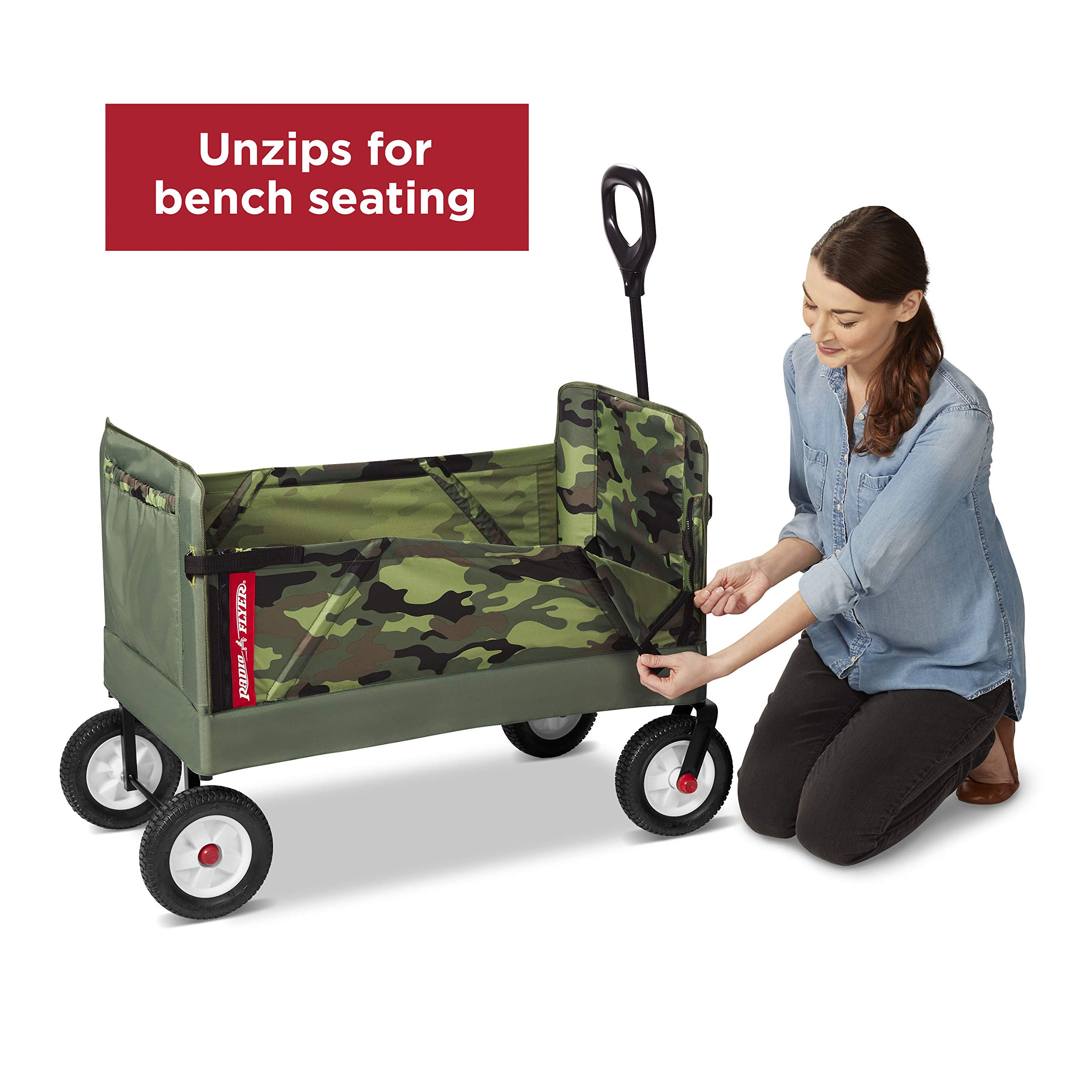 Radio Flyer 3 in 1 Camo Wagon