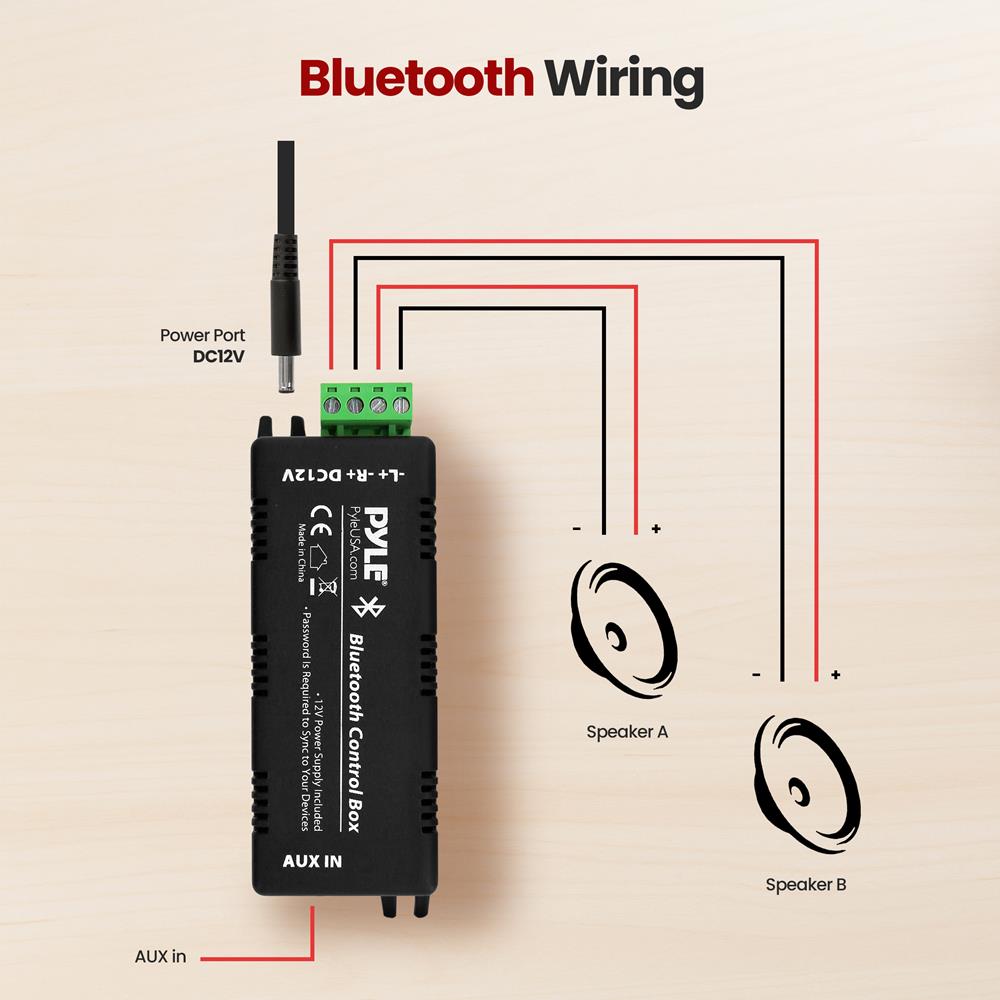 2-Ch. Bluetooth Speaker Control Receiver