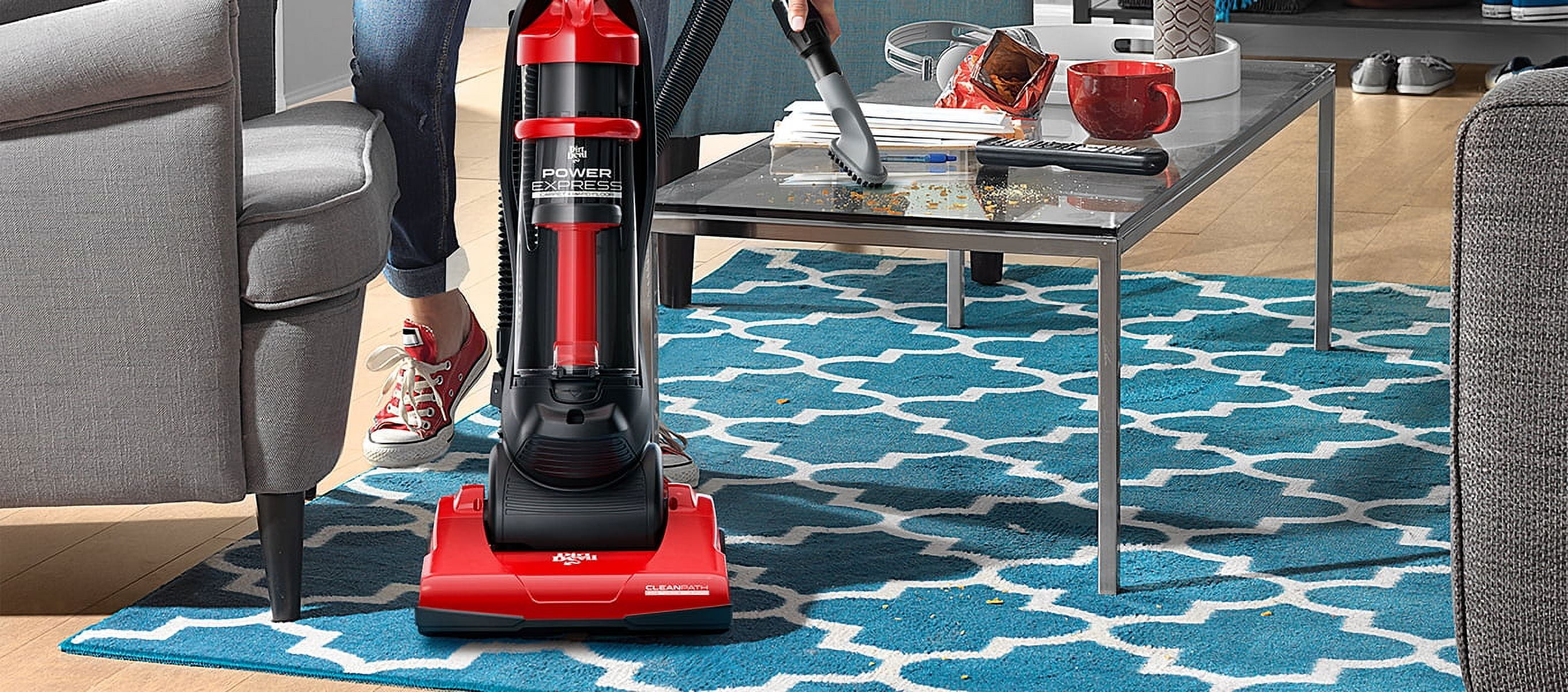 Dirt Devil Power Express Upright Bagless Vacuum, Red, UD20120
