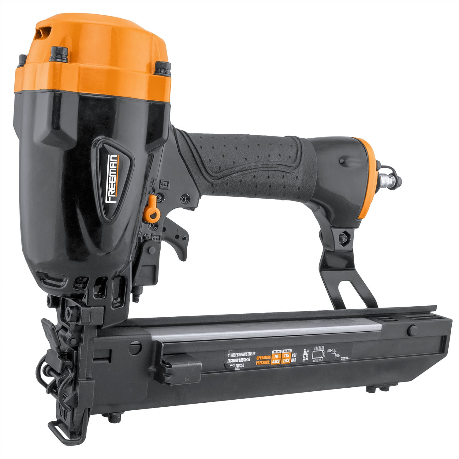 16-Gauge 1-in Wide Crown Construction Pneumatic Stapler