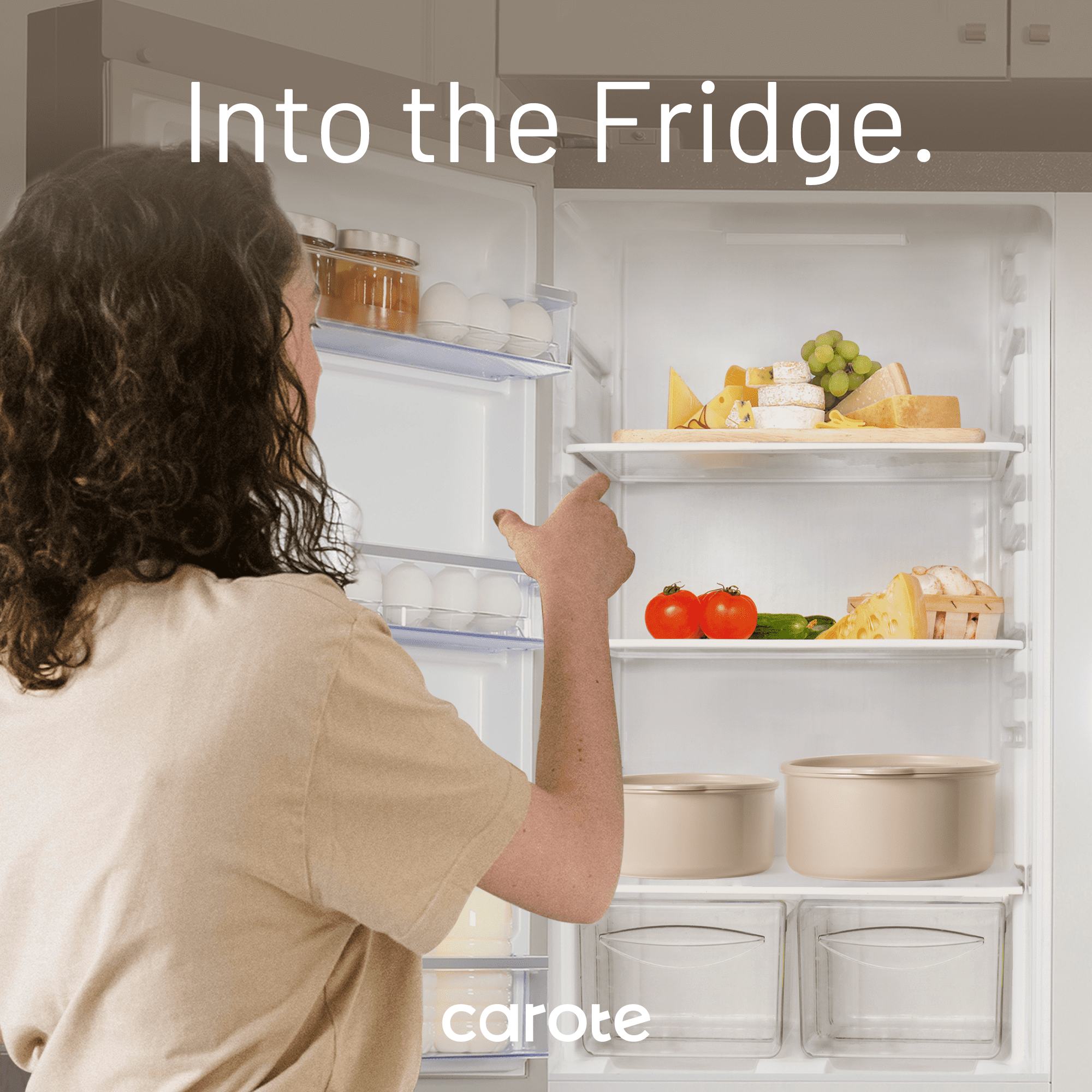 CAROTE 13-Piece Ceramic Cookware Set, Detachable Handle Pots and Pans Set, Oven Safe, Cream White