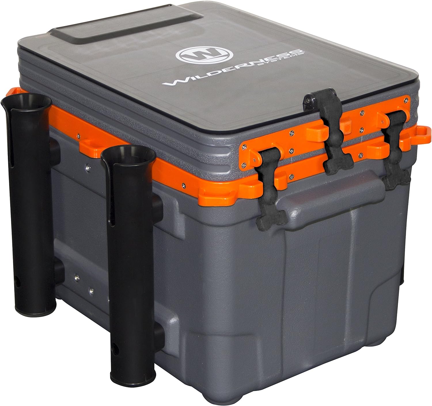 Kayak Krate by Anglet – 4 Rod Holders, Portable Water-Resistant Tackle Storage, 29L Capacity, Classic Style for Kayaking