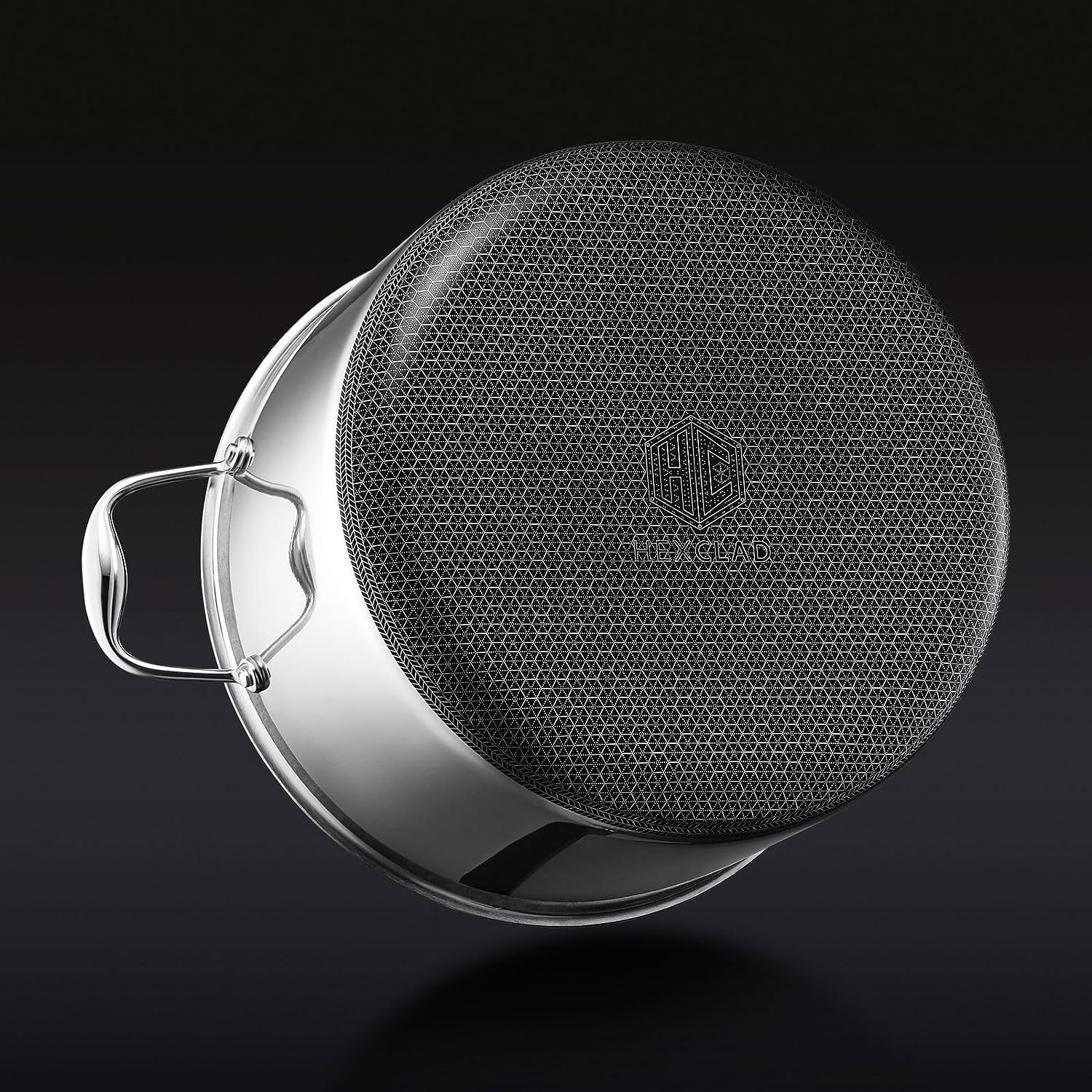 10 Quart Hybrid Nonstick Saucepan and Lid, Dishwasher and Oven Friendly, Compatible with All Cooktops