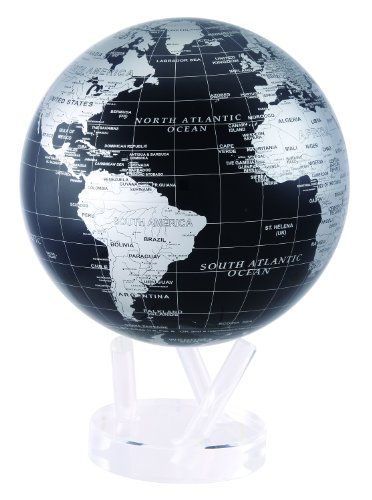 Silver Black Metallic MOVA Globe