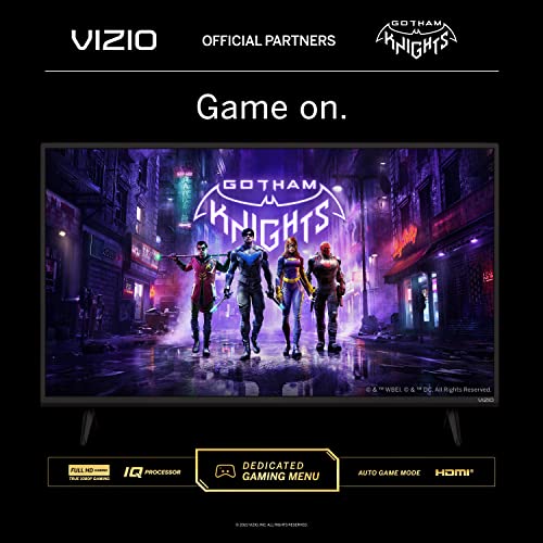 VIZIO D-Series 40′′ Smart TV, Full HD 1080p, AMD FreeSync, Apple AirPlay, Black