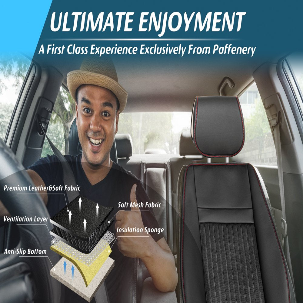 Paffenery Luxury Heated and Cooling Car Seat Cover, Warmer Cushion 12-24V Universal Fit