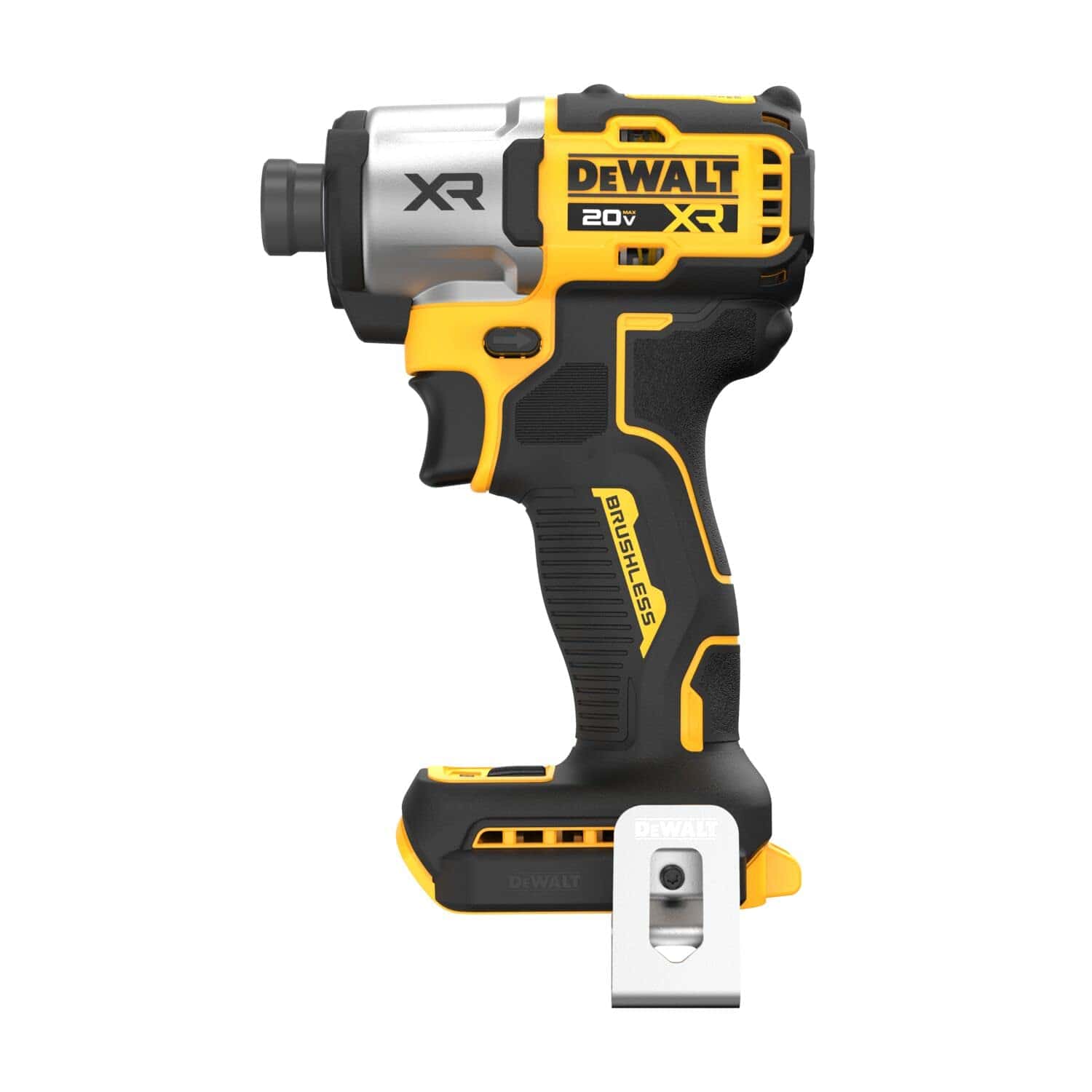 20V MAX XR Impact Driver, Brushless, 1/4 , 3-Speed, Bare Tool Only (DCF845B), Yellow, Black