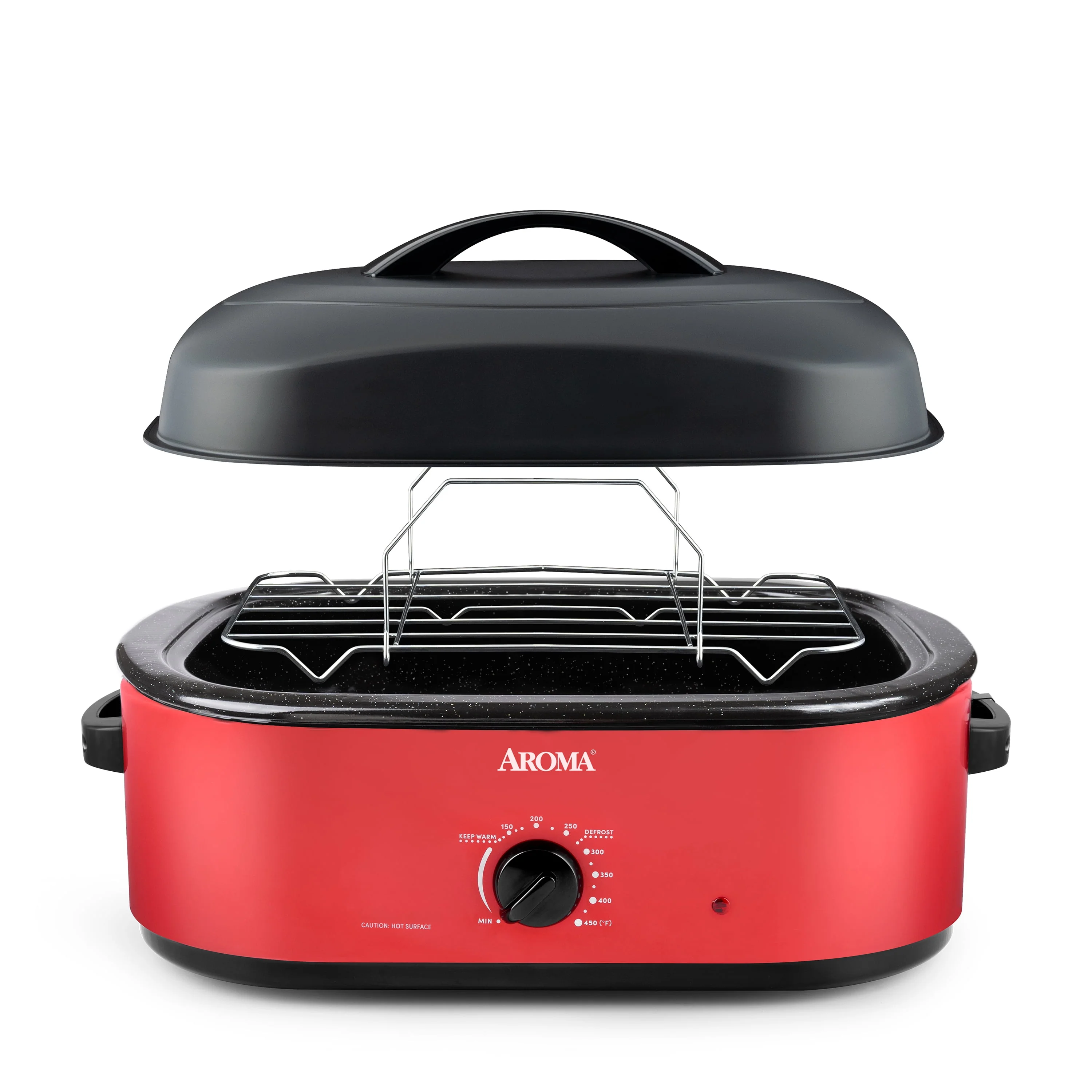 AROMA® 18Qt. Roaster Oven with High-Dome Lid (ART-718RH)