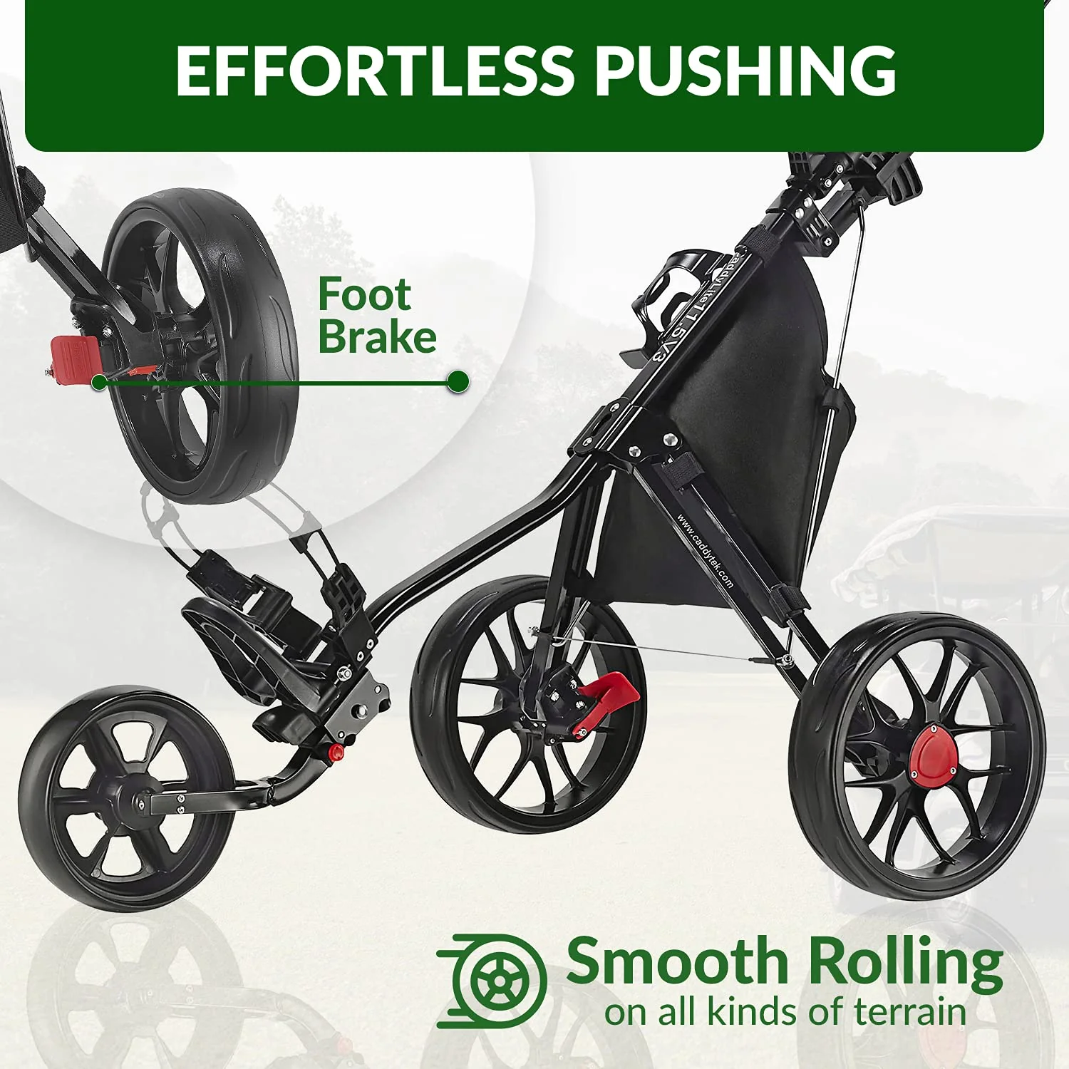 CaddyTek CaddyLite 11.5 V3 3 Wheel Golf Push Cart