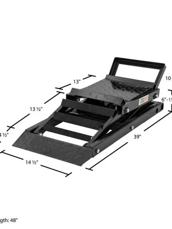 Black Widow Hydraulic Car Lift with Ramp �C 3,000 lb. per pair Capacity