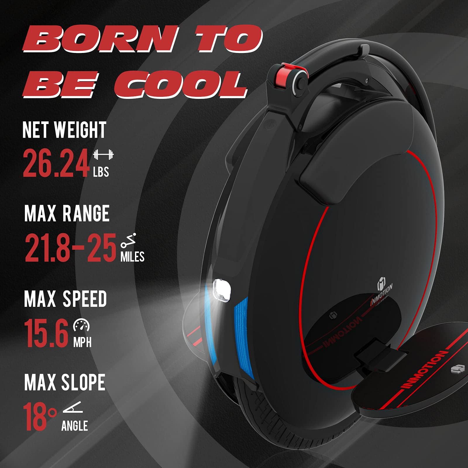 INMOTION V5F Electric Unicycle Adults