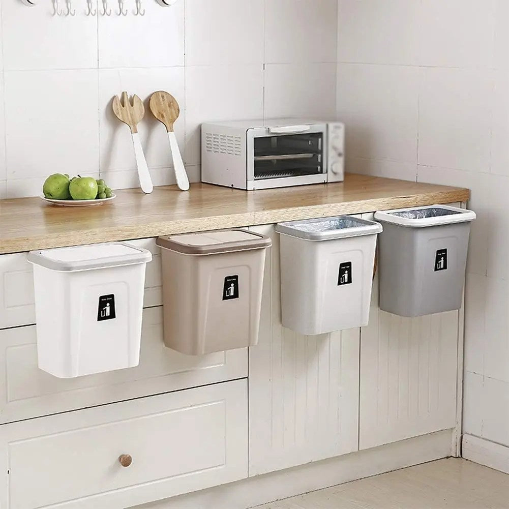 Wall Mount Kitchen Dustbin Garbage Can Cabinet