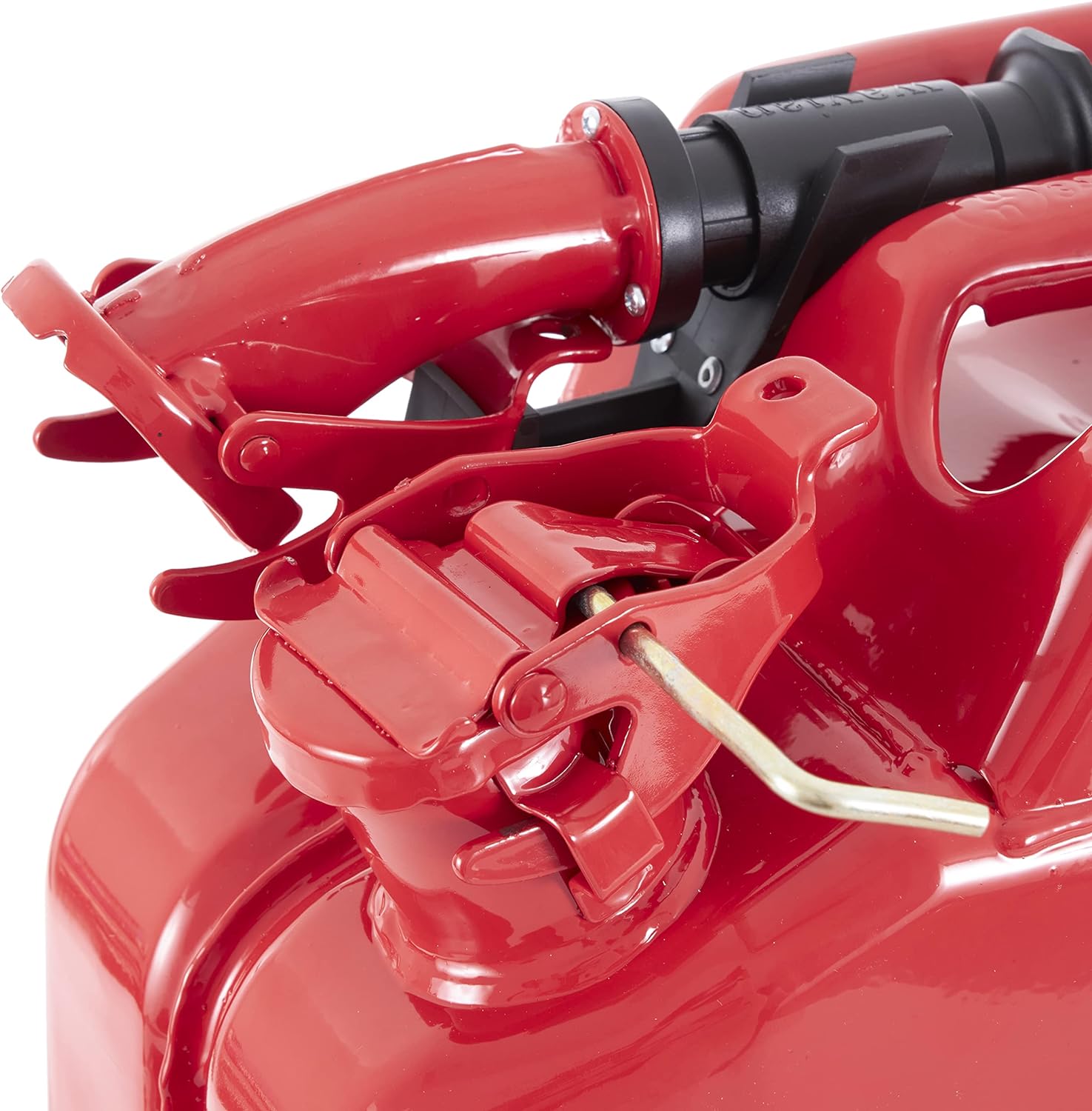 Wavian Jerry Can 20L Red – CARB Compliant, Durable Gasoline Container with Spout