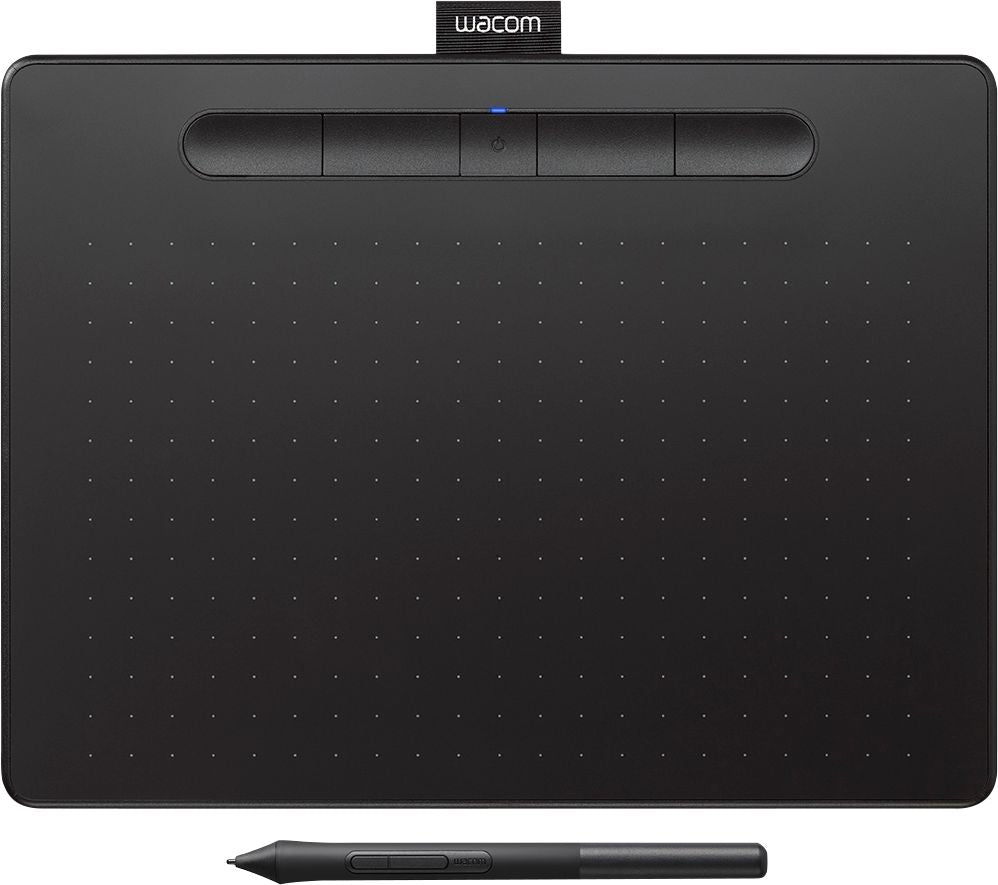 Wacom Intuos Medium Wireless Graphic Drawing Tablet, Black – Compatible with Mac, PC, Chromebook & Android, Software Included