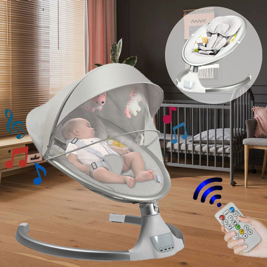 Luxury Automatic Baby Swing Bouncer Infant Rocking Chair