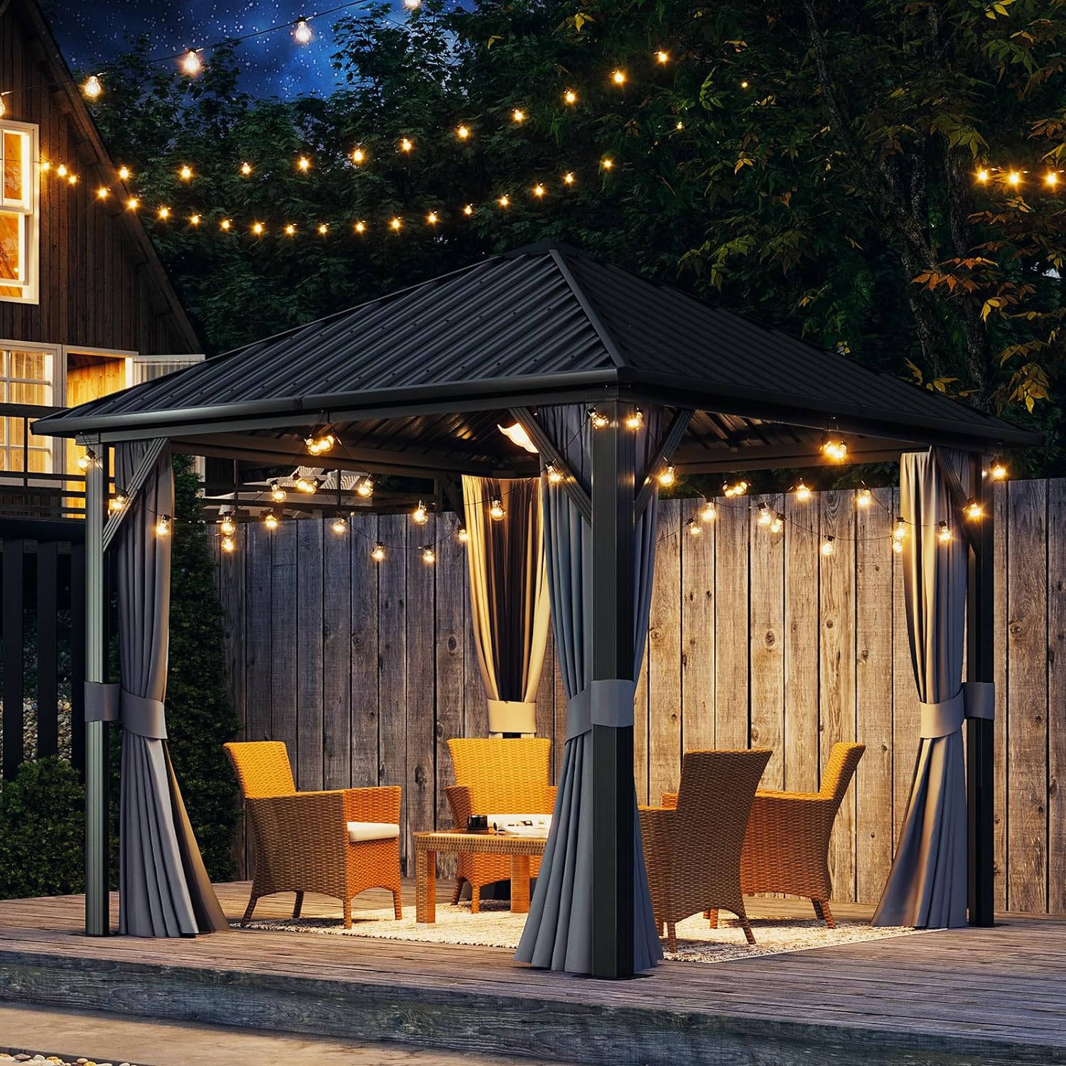 10'x10' Single Roof Gazebo