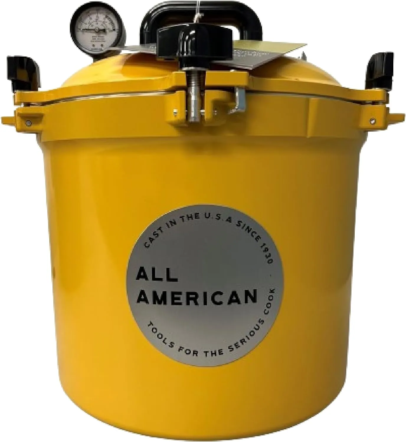 All American 1930 21.5qt Pressure Cooker & Canner, Aluminum, Metal-to-Metal Seal, Gas & Electric Compatible, Made in USA