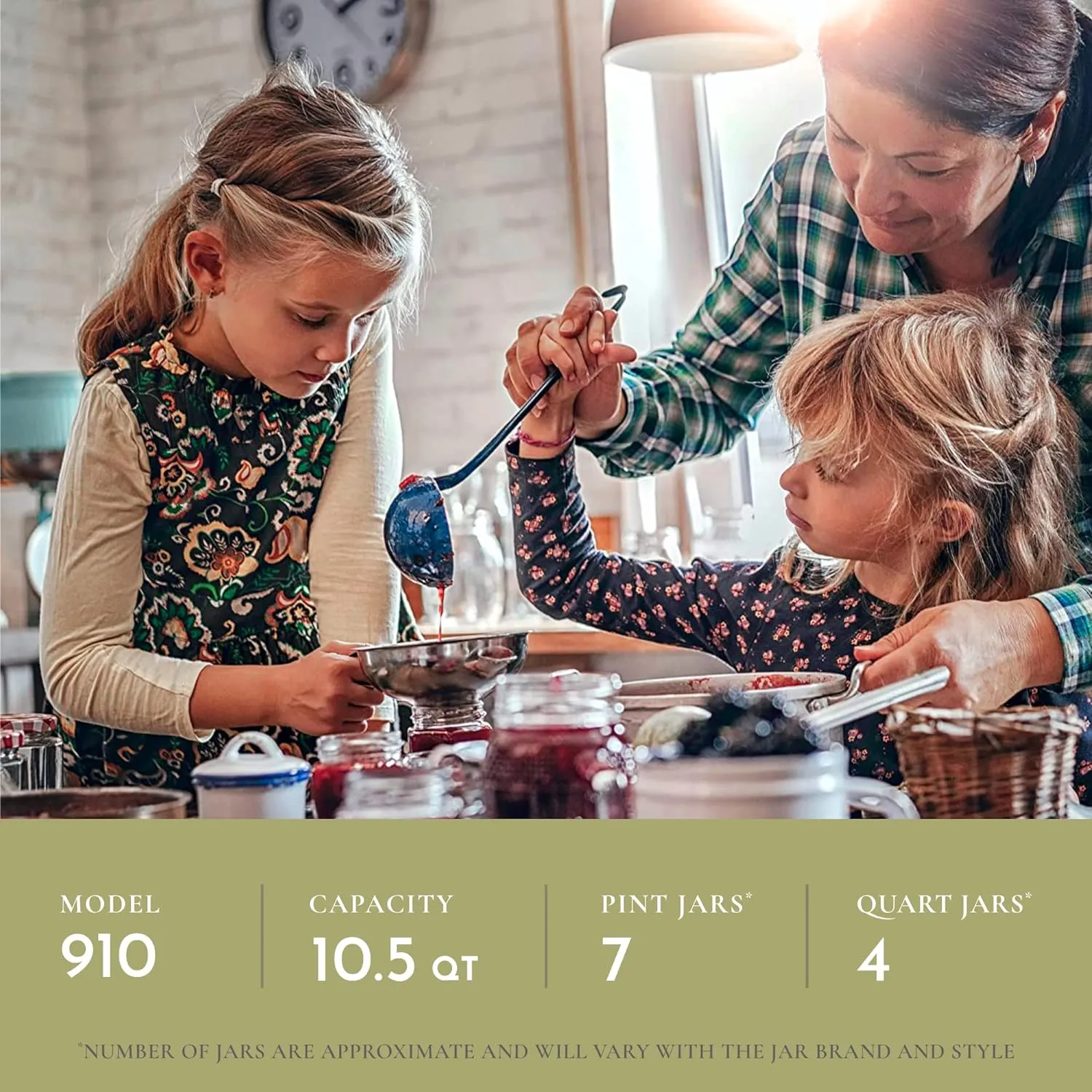 All American 1930 21.5qt Pressure Cooker & Canner, Aluminum, Metal-to-Metal Seal, Gas & Electric Compatible, Made in USA