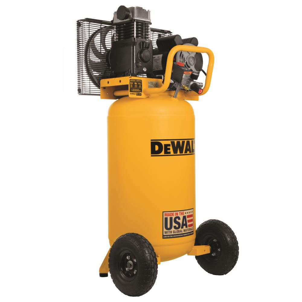 25 Gallon 200 PSI Portable Vertical Electric Air Compressor DXCM251 from