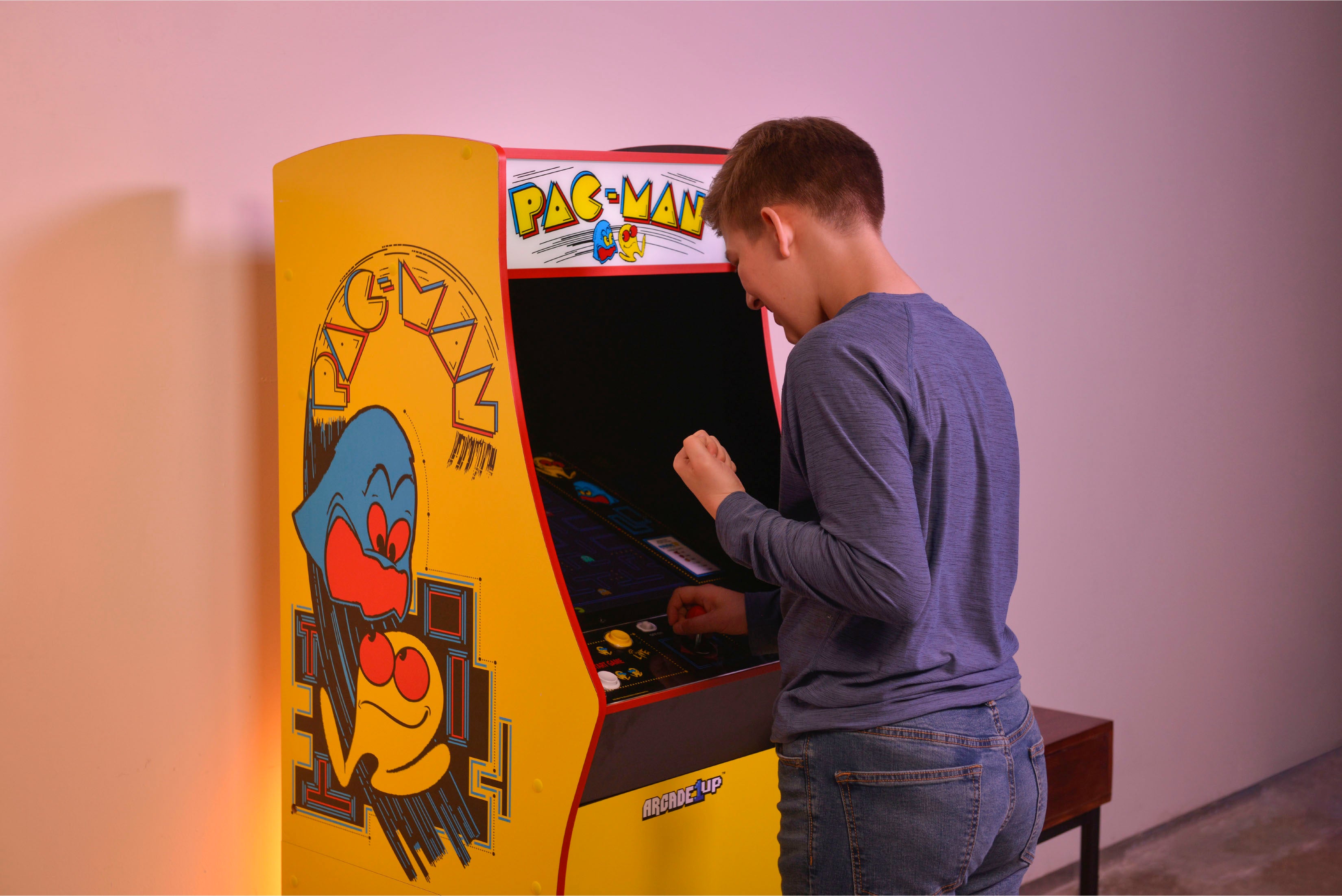 Arcade1Up - PAC-MAN Deluxe Arcade Machine - Yellow